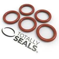 10x Red Silicon Rubber O Rings Food Grade 1/1.5/2/3/4/5mm Cross Section All Size