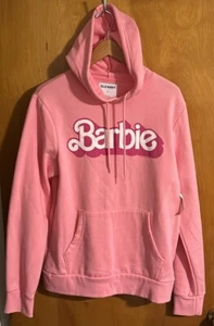 Barbie Sudadera con Capucha Para Hombre Mediana Antigua Azul Marino - Imagen 1 de 2