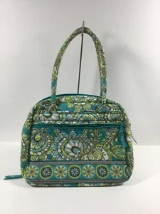 Vera Bradley limettengrün/türkis Handtasche lg mit Reißverschluss & Innentasche mit Reißverschluss - Bild 1 von 13