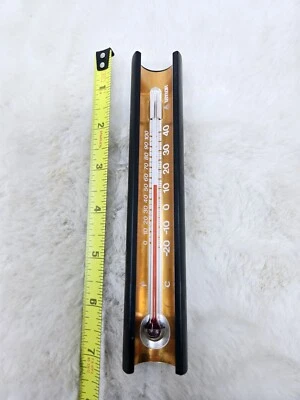 Termómetro Taylor Vintage Aluminio Kenneth Grange - Mediados de Siglo Moderno 7 Pulgadas Foto 1 de 4