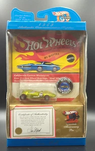 Hot Wheels 30 Year Anniversary 1969 Commemorative Replica Twin Mill COA COIN PIN - Picture 1 of 6