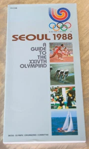 1988 Olympic Guide, XXIV Seoul, Korea - Picture 1 of 1