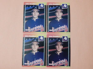 1989 Donruss Baseball Card #642 John Smoltz Atlanta Braves RC Rookie lotto errori - Foto 1 di 8