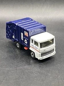 Matchbox SuperFast Refuse Truck Mill Run #36 Blue Vintage Collectible Toy Car - Picture 1 of 6