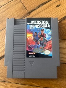 Juego Nintendo NES: Mission: Impossible (Solo cartucho. &iexcl;Limpiado y probado!)