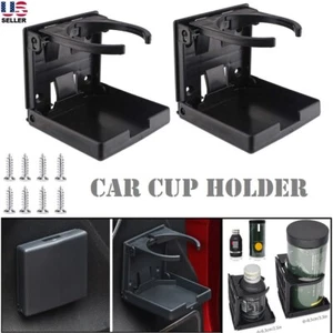 2× Universal Car Van Folding Cup Holder Drink Holders Vehicle Boat Camper Truck - Picture 1 of 13