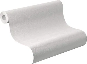 Rasch Tapete Vliestapete 415735 Streifen-Putzstruktur hellgrau - Bild 1 von 3