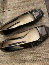 fratelli rossetti flats patent black leather size 7 Lightweight