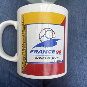 Vintage France 1998 World Cup Mascot Mug FIFA World Cup 98 wit Official Hologram - Picture 1 of 8