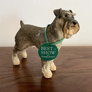 VTG Country Artists Best in Show Hand Painted Schnauzer Figurine With Tag - Picture 1 of 4