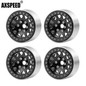 AXSPEED 1,9" CNC Aluminium Beadlock Felge Nabe für TRX-4 SCX10 1/10 RC Crawler - Bild 1 von 11