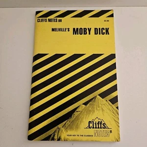 Moby Dick by Herman Melville 1994 Cliff Notes Book - Imagen 1 de 4