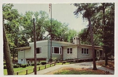 Postal de colección, casa de campo principal, campamento de Lucerna, Neshkoro Wisconsin, sin publicar Foto 1 de 2