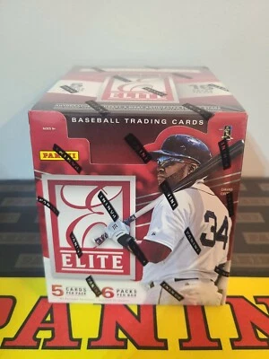 2015 Panini Elite Baseball Factory Sealed HOBBY Box-4 AUTOGRAPH/MEMORABILIA - Image 1 of 4
