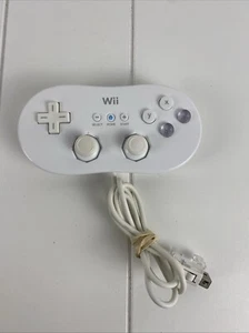 Controlador clásico OEM Nintendo Wii - blanco RVL-005 *PROBADO* - Imagen 1 de 2