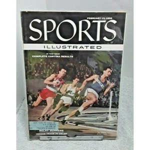 Sports Illustrated February 13 1956 Cortina Olympics Results Indoor Track - Picture 1 of 2