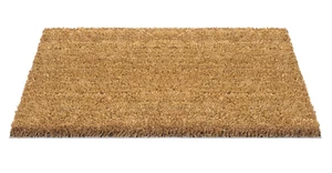 Large Natural Coir Door Mat PVC Backed Welcome Doormat Outdoor Indoor 100x100cm - Picture 1 of 7