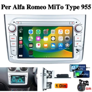 7" Android Autoradio GPS Wireless CarPlay Stereo Per Alfa Romeo Mito 2008-2013 - Foto 1 di 15