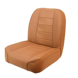 Rugged Ridge Low-Back Front Seat Non-Recline Tan Fits 55-86 Jeep CJ - Picture 1 of 9