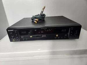 Sony RCD-W1 Compact Disc Recorder Dual Deck No Remote Deck A Not Work - Picture 1 of 15