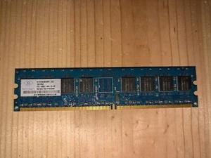 Nanya NT1GT64U8HA0BY-37B 1GB DDR2 PC2-4200U 533MHz DIMM 240-pin RAM - Picture 1 of 1