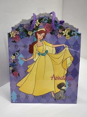 Bolsa de Regalo Anastasia Vintage Azul Princesa Perro Flores 1997 Foto 1 de 4