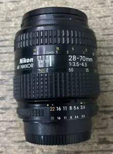 Nikon AF Nikkor 28-70mm 1:3.5-4.5 Camera Lens - Picture 1 of 4