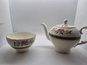 Royal Cauldon Ludlow Teekanne & Zuckerdose - Bild 1 von 9