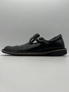 Harrison Black Leather Indiana II School Shoes Buckle Closure Size 3 M - Picture 1 of 14