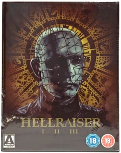 Hellraiser Trilogy I, II, III Arrow Video Limited Edition Box Blu-ray BRAND NEW - Picture 1 of 3