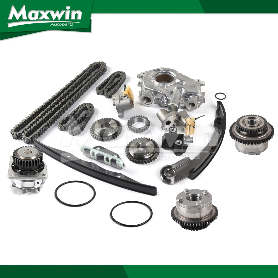 Cadena de distribución VVT piñón aceite bomba de agua para Suzuki Nissan Frontier NV3500 4,0 L  Foto 1 de 4