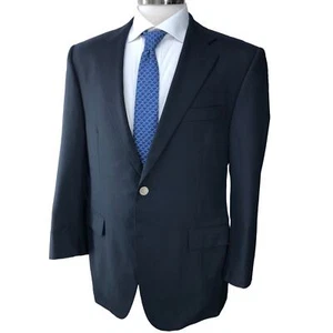 Hickey Freeman Gr. 40 S Douglass Sport Mantel Blazer Metall Münzknopf Super 140s - Bild 1 von 19