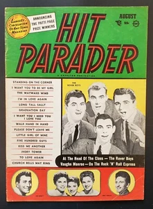 Hit Parader 1956 August Pat Boone Perry Como Elvis Presley Dream Weavers - Picture 1 of 6