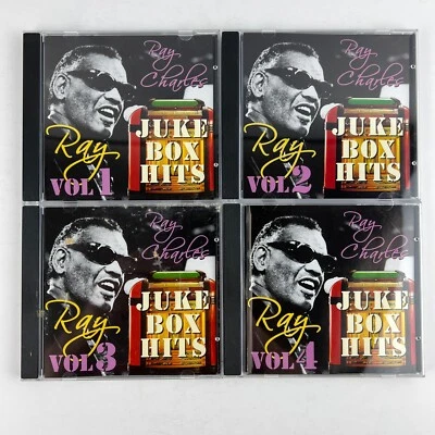 Ray Charles Juke Box Hits 4 Volume CD Lot #2 Greatest Songs - Image 1 of 2