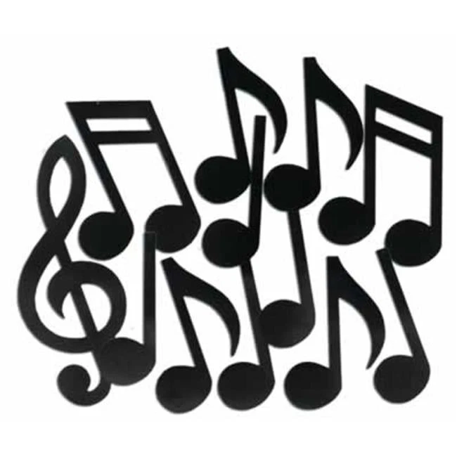 DDI 1906666 Musical Notes Silhouettes Case of 12 - Image 1 of 1