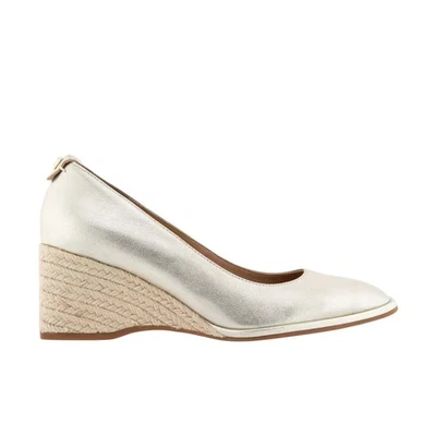 Aerosoles Oro Metálico Aurora Alpargata Tacones de Cuña 8 Foto 1 de 4