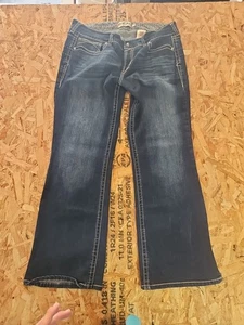 Ariat Real Denim Straight Leg Womans Stretch Mid Rise Jeans Size 34R - Picture 1 of 9