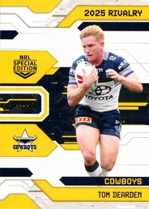 2025 North Queensland Cowboys NRL Special Edition Rivalry Card - Tom Dearden - Picture 1 of 3