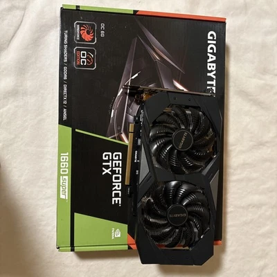 Gigabyte Geforce GTX 1660 Super 6GB GDDR6 Graphics Card GV-N166SOC-6GD READ DESC - Image 1 of 4