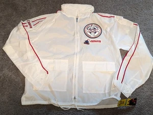 VTG 1986 Canon Camera Windbreaker Jacket NOS NWT Superbowl XX W/ PIN Size M - Picture 1 of 18