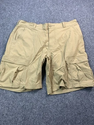 Шорты мужские REI 36 коричневые туристические повседневные с карманами для улицы поясные петли - Изображение 1 из 4