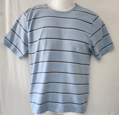 Camiseta Manga Corta Faded Glory Azul Claro, Gris Marino y Blanco Niños Talla 16/18 Foto 1 de 4