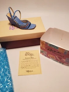 Just the Right Shoe by Raine KARNER BLUE #25183 Box, Sleeve, & COA - Picture 1 of 9