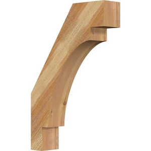 Ekena Millwork BRC04X16X24MRC00RWR 4W x 16T x 24H Merced grob gesägte Kniebandage... - Bild 1 von 4