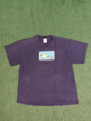 VINTAGE Easy On The Hot Sauce Duck Funny T Shirt Size Large - Image 1 of 4