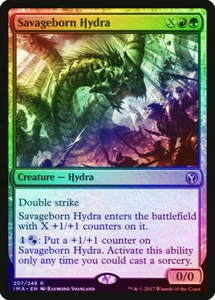 Savageborn Hydra FOIL Iconic Masters NM Red Green Rare MAGIC MTG - Picture 1 of 1