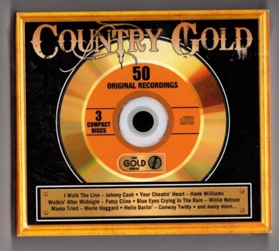 Country Gold 50 Original Recordings 3 CDs (The Gold Series) - Image 1 of 2