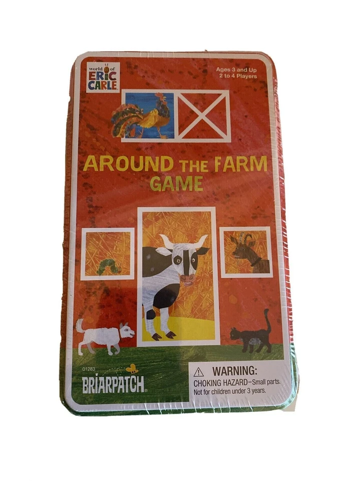 Briarpatch The World of Eric Carle Around the Farm Game Tin - Image 1 of 4