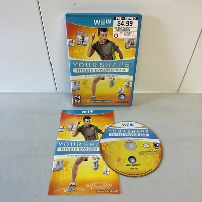 YOUR SHAPE FITNESS EVOLVED 2013 (NINTENDO WiiU) GAME COMPLETE with MANUAL VG - Image 1 of 4