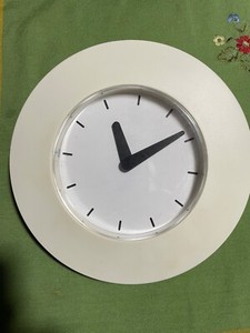 Orologio Ikea da parete bianco Kvarta diametro 23 cm